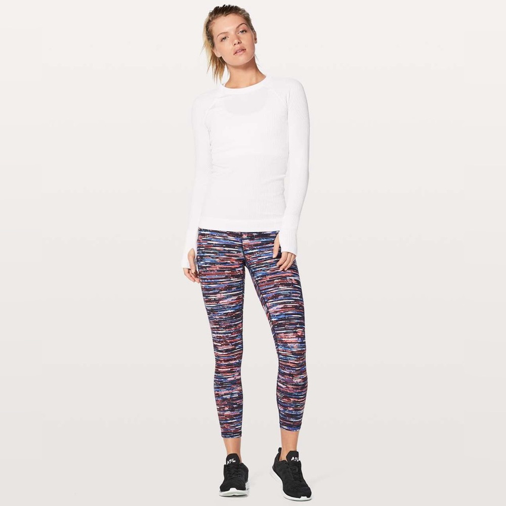 Lululemon Rest Less Crewneck Long Sleeve Pullover Running Layering Thumb Holes - Picture 4 of 12